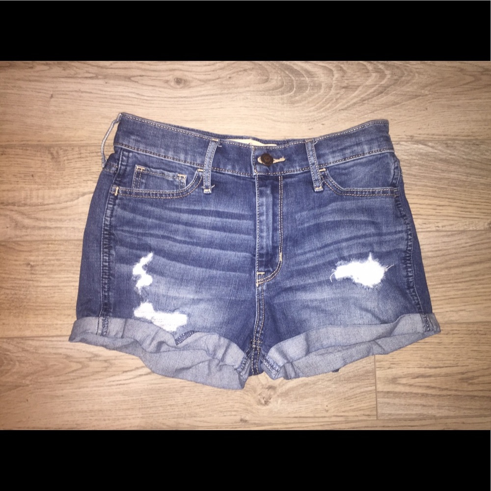 Hollister jean shorts