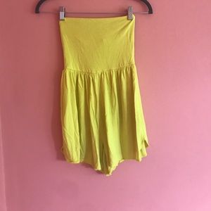 Yellow ASOS Strapless Romper