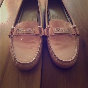 Authentic coach slip on loafers
