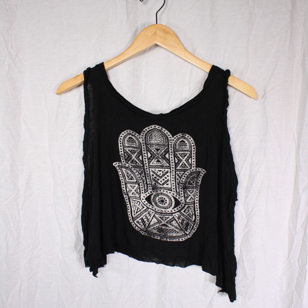 Split Back Hamsa Top