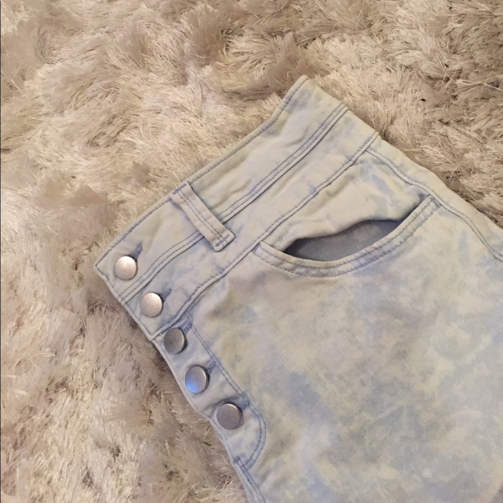 High-Waisted Jean Shorts