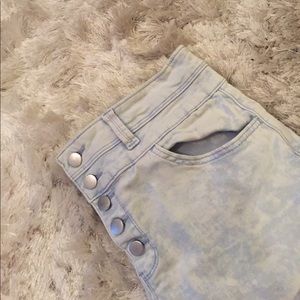 High-Waisted Jean Shorts