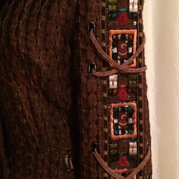 SOLD—Vintage Brown FUN! Jacket Excellent Condition - Picture 4 of 6