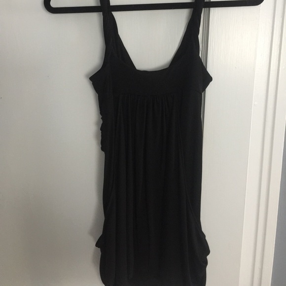 Bebe black dressy twisted gold chain tank top - Picture 2 of 2