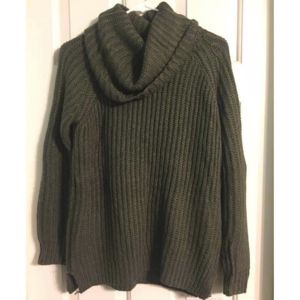 Forever 21 Small Green Cowl Neck Sweater