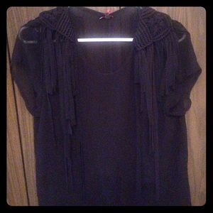 Kat Von D sheer blouse