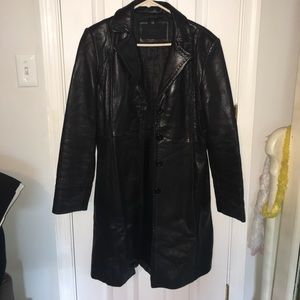 Leather trench coat LIKE NEW