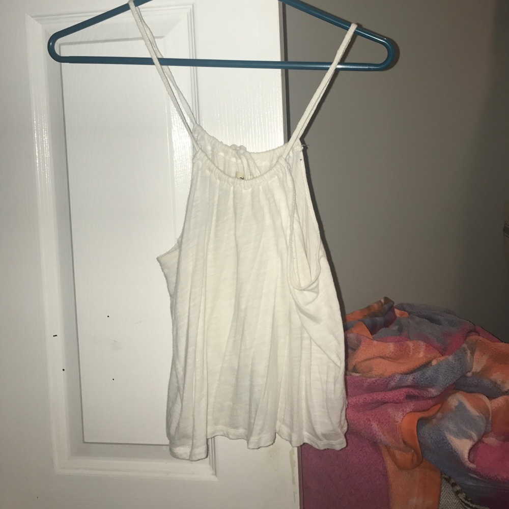 White flowy shirt