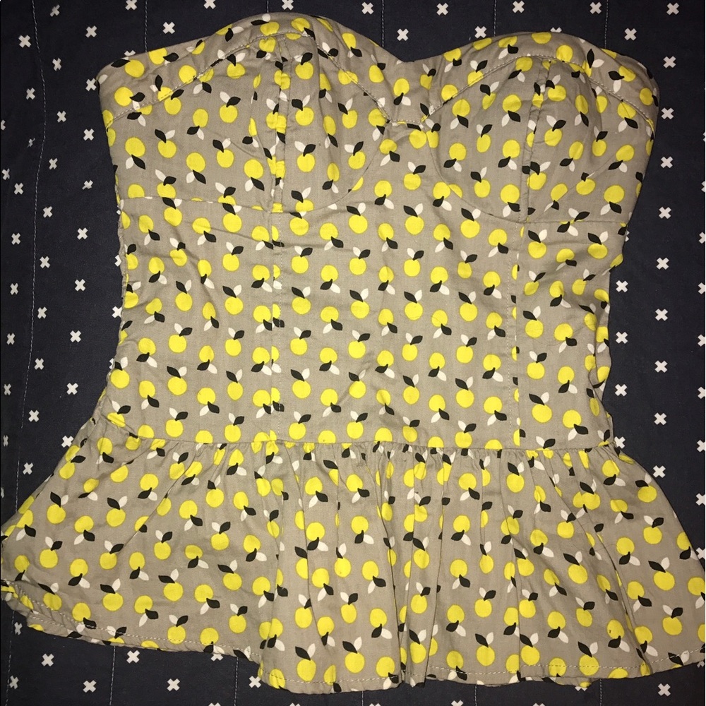 Lemon strapless too