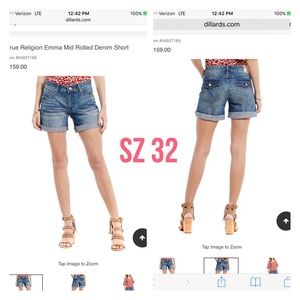 True religion shorts