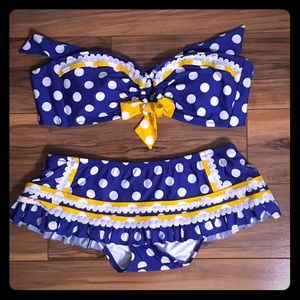 Betsey Johnson Polka Dot Swimsuit