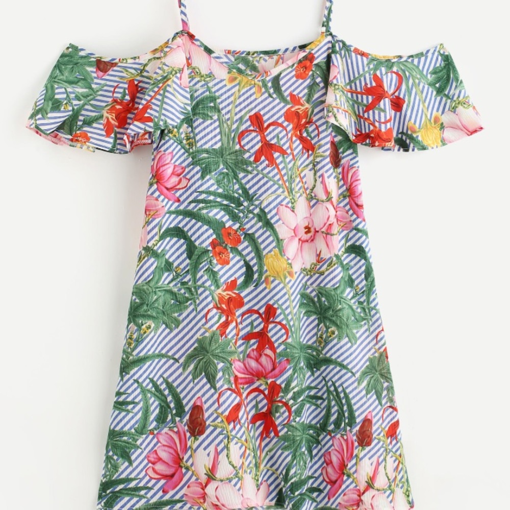 Jungle print dress. Never been worn