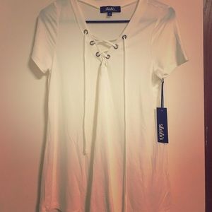 Lulu's Lace Up Top!