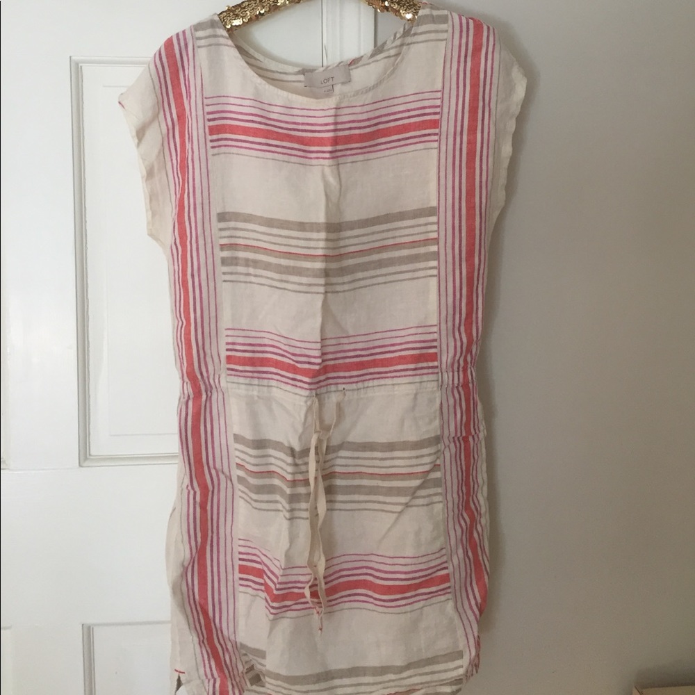 Ann Taylor Loft linen dress. EUC. Size M.
