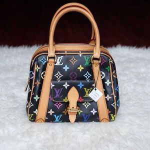 Authentic lv multicolor