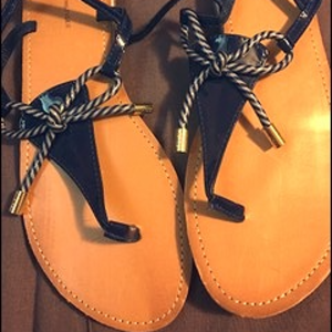 Blue Tommy Hilfiger Sandals