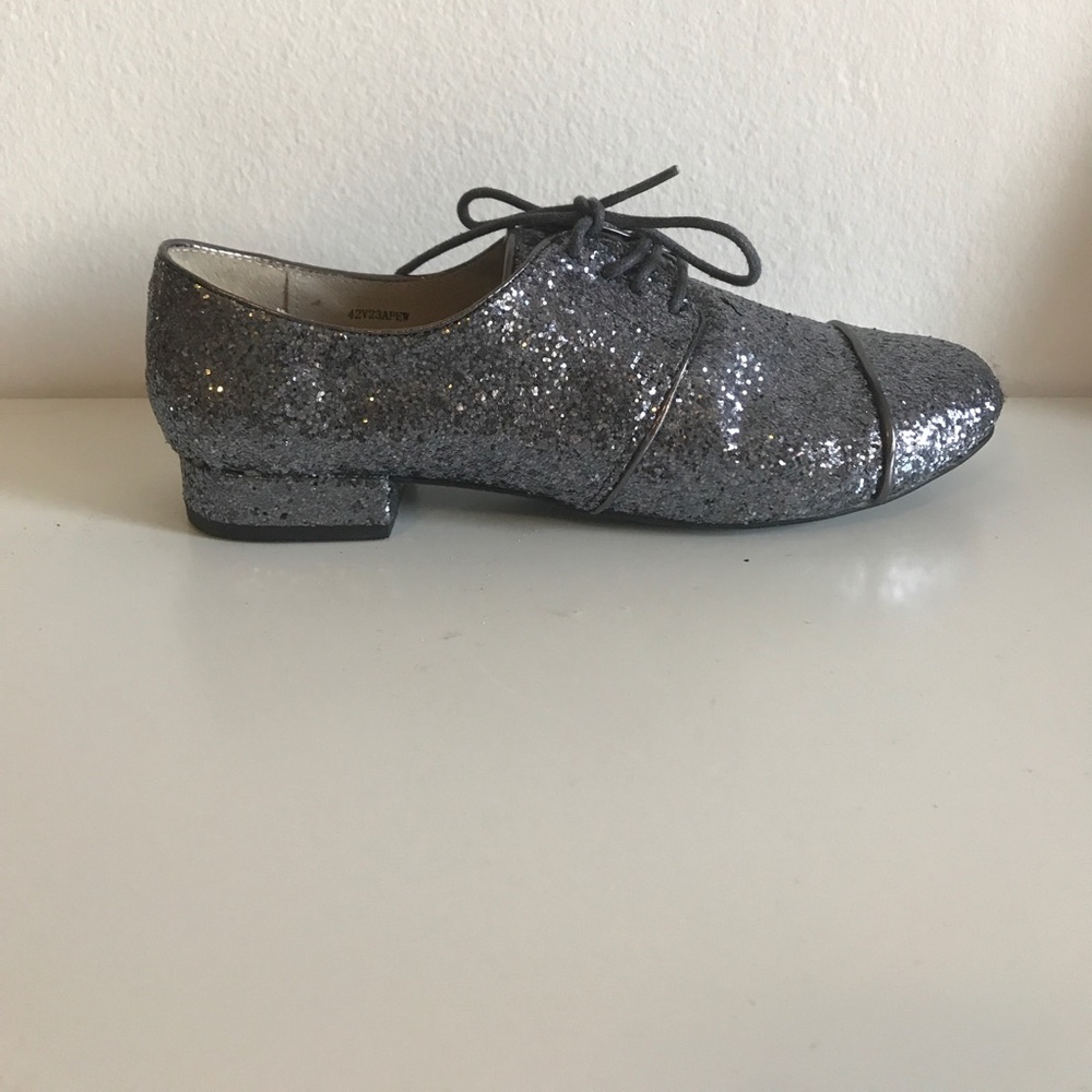 Glitter loafers