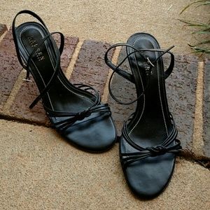 Lauren Ralph Lauren Black Sandals Heels