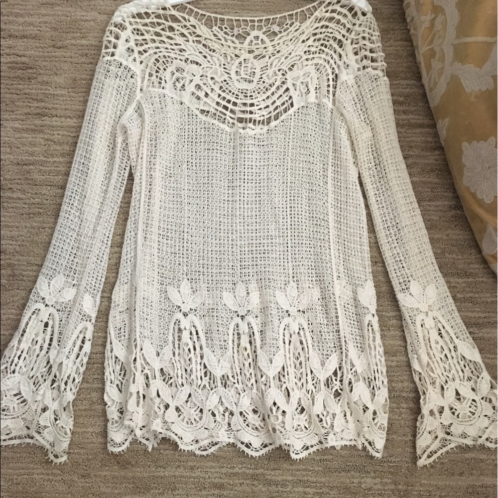 Crochet Bell Sleeve Tunic