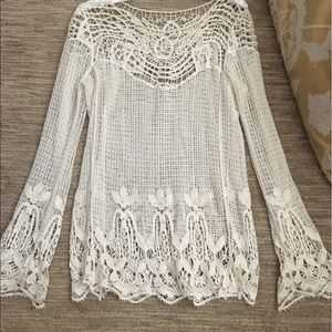 Crochet Bell Sleeve Tunic