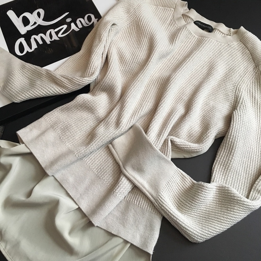 Banana Republic Sweater With Back Detail