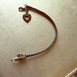 Black zipper bracelet