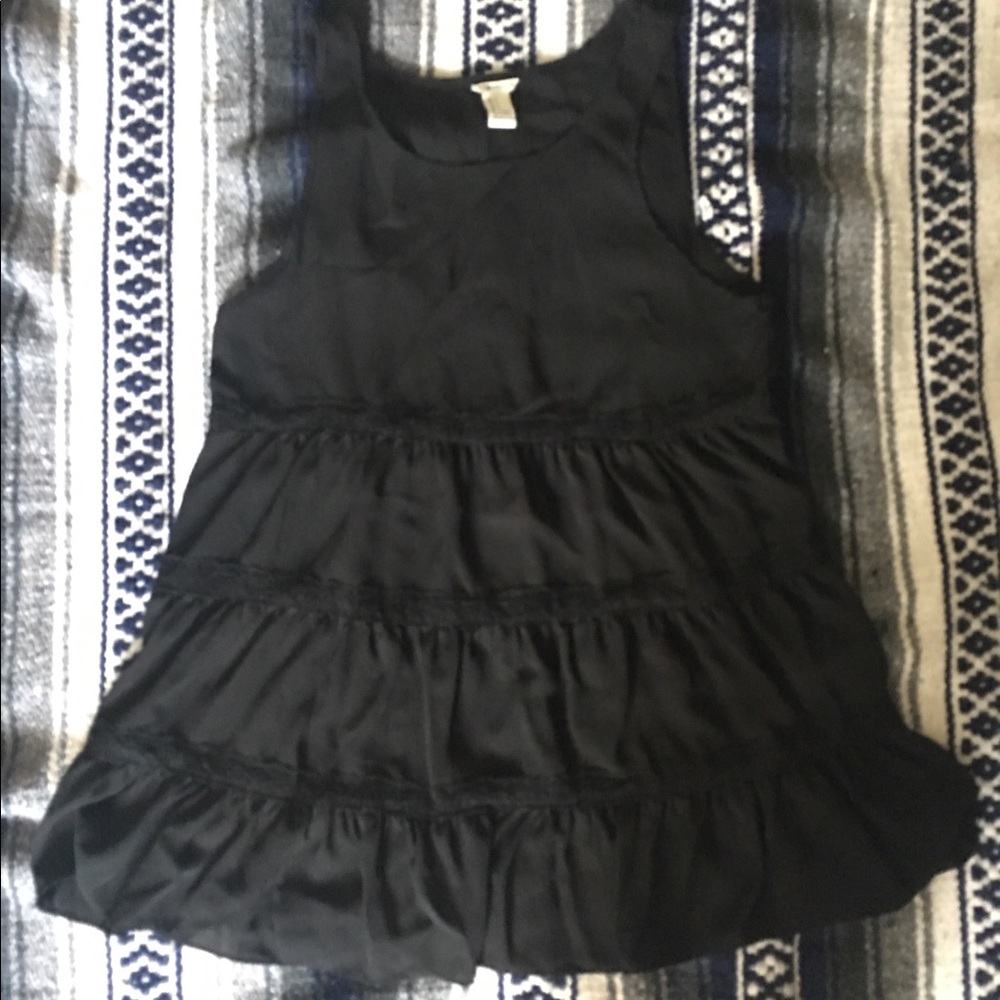 Black teardrop dress
