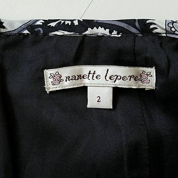 Nanette Lepore Embellished Applique Skirt 2 - Picture 4 of 7