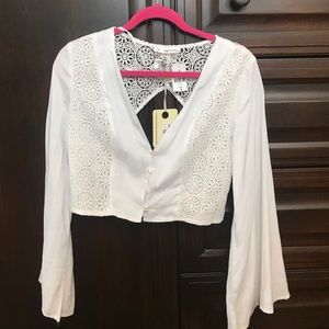 LF long sleeve crop top