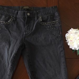 VS Pink light black gray sz 10 super skinny jeans