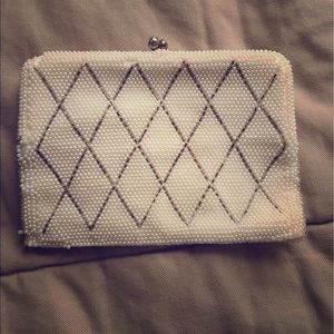Vintage pearl purse.