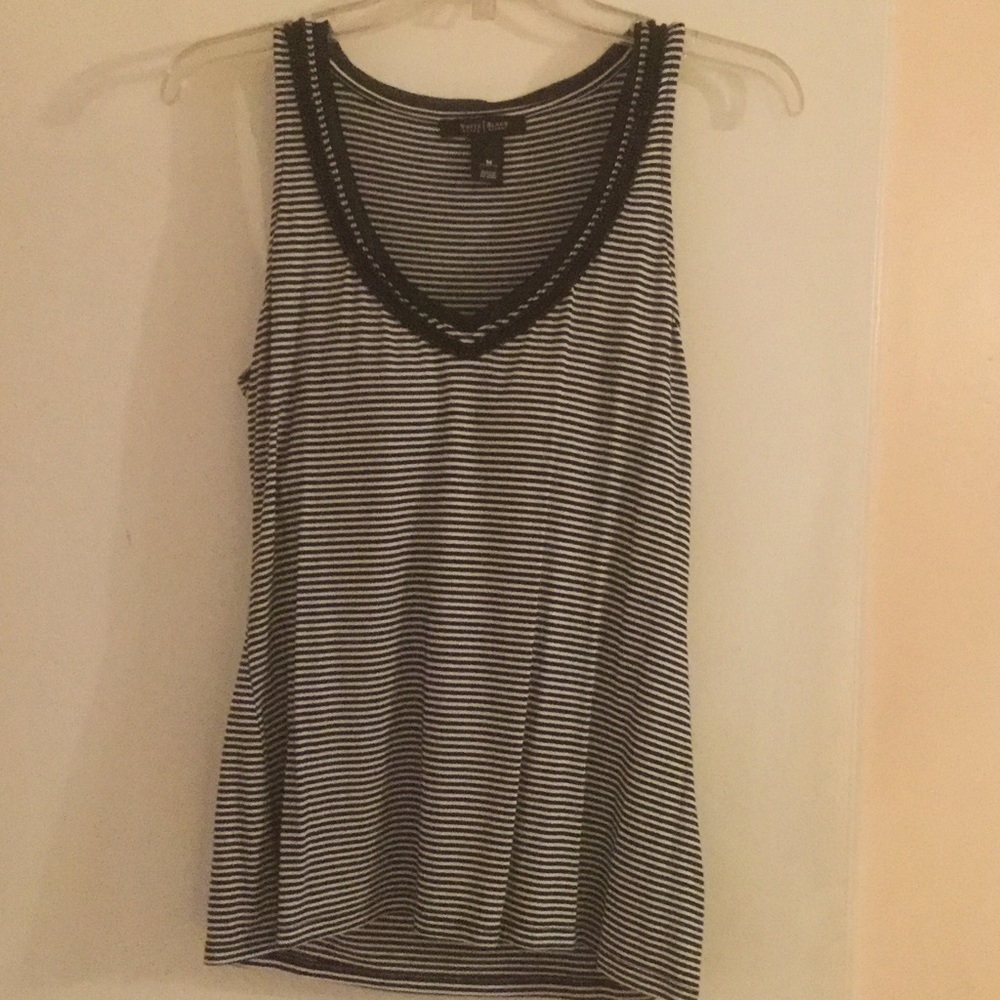 White House Black Market Knit tank top