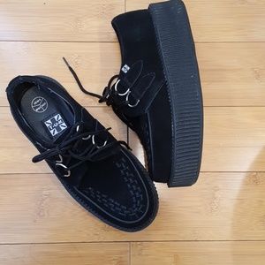 T.U.K  Platform Creepers suede viva moda