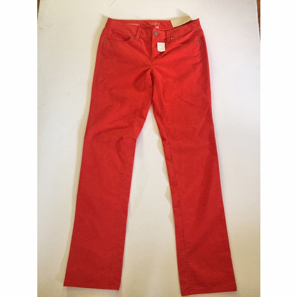 Ann Taylor Loft orange cords