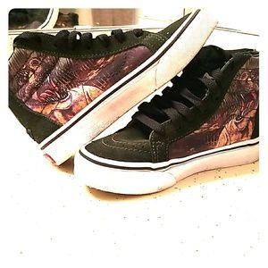 U.S. 13C (Children's) Vans Skate Hi T-Rex  Shoes