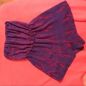 Purple and fushia is romper