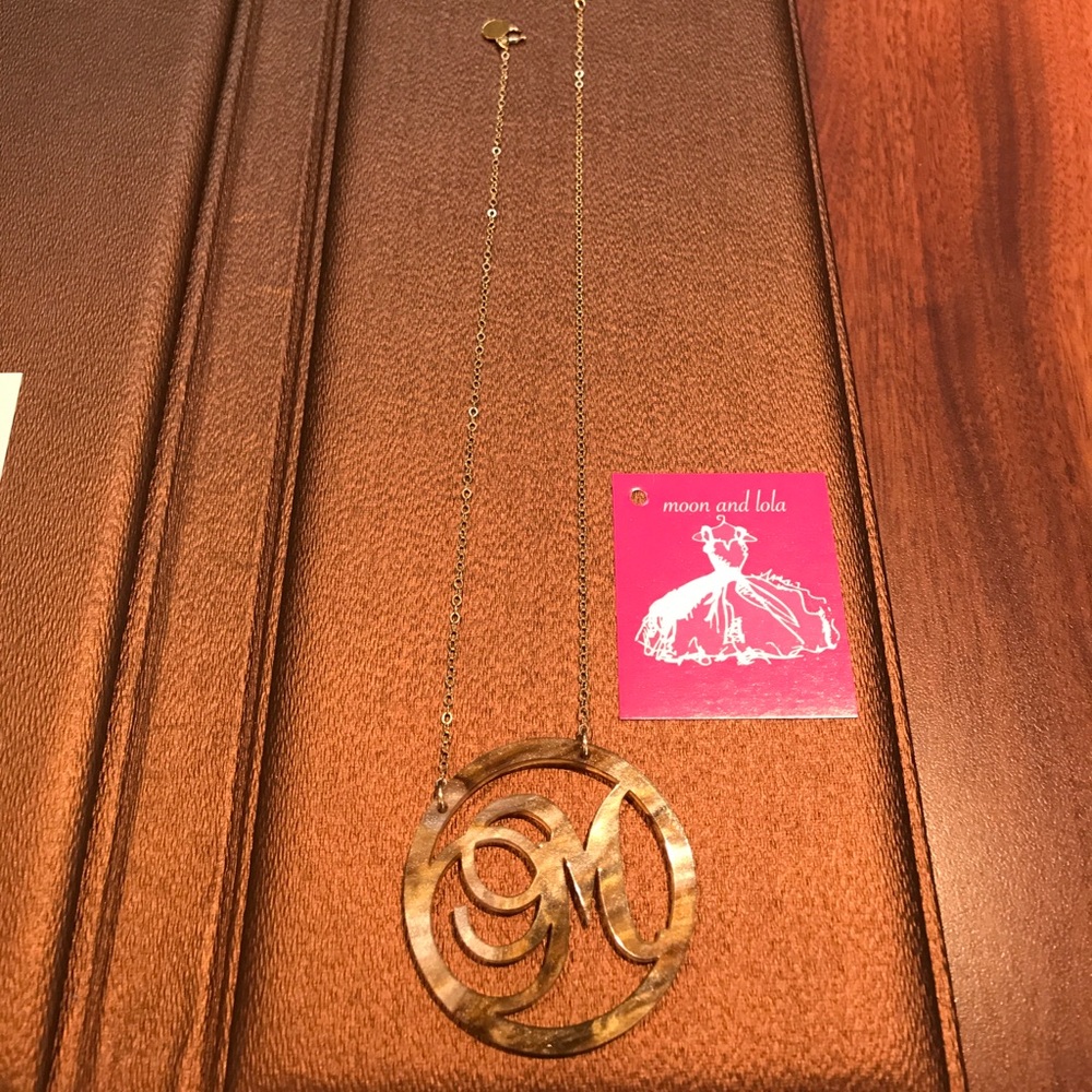 Initial necklace