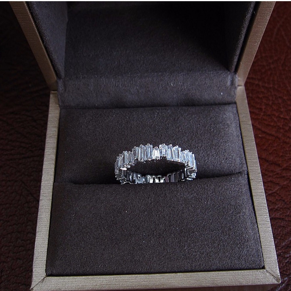 Cz gold plated band
