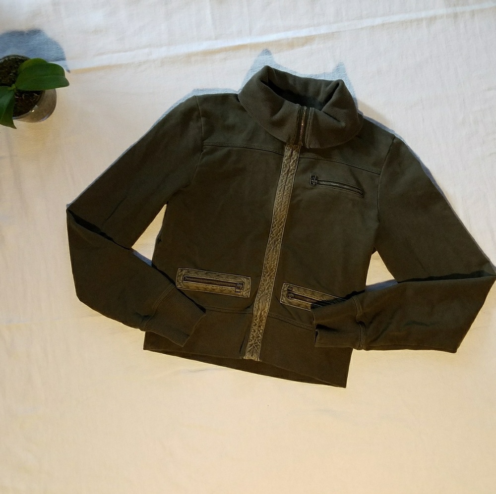 LOFT Women's Green Sweater Size XS