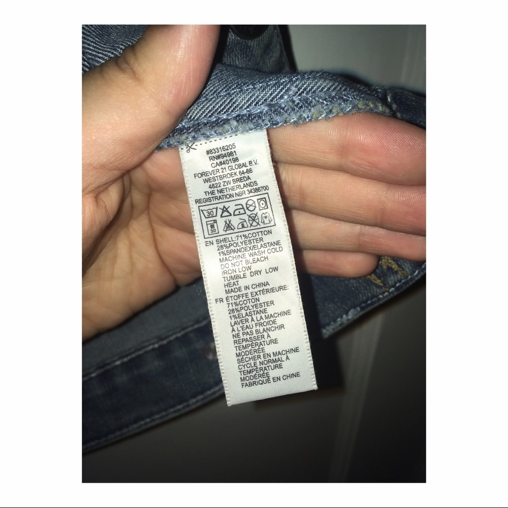 Forever 21 Studded Jean Vest with GRL PWR Patch - Picture 6 of 6