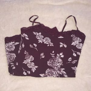 Aeropostale Stretch Shelf Bra Camisole