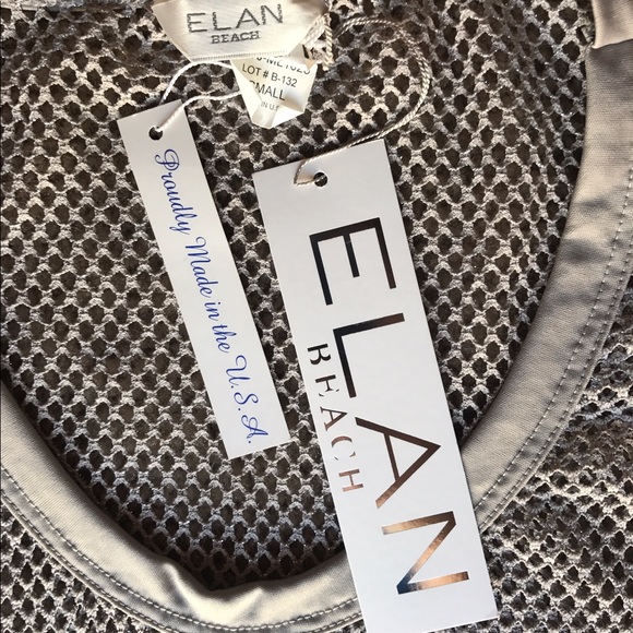 elan Other - NWT Elan beach gray/silver net cover up size small