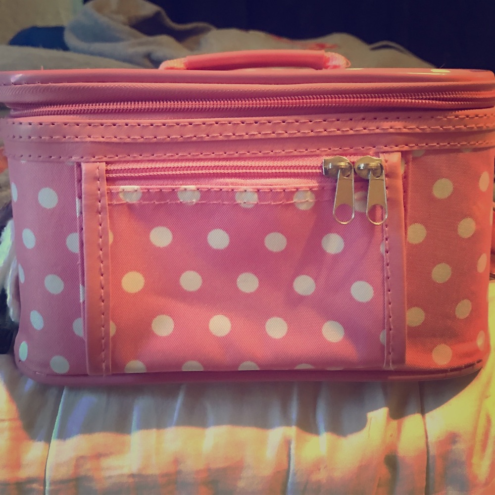 Pink makeup bag!