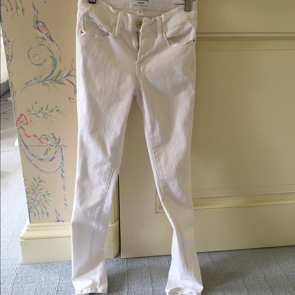 Frame Denim Le Skinny de Jeanne mid rise jeans