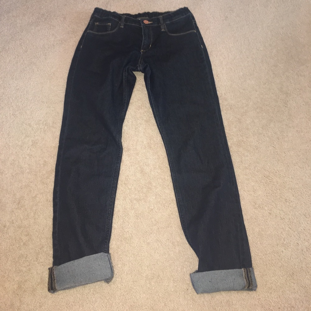 High Waisted Dark Wash Jeans
