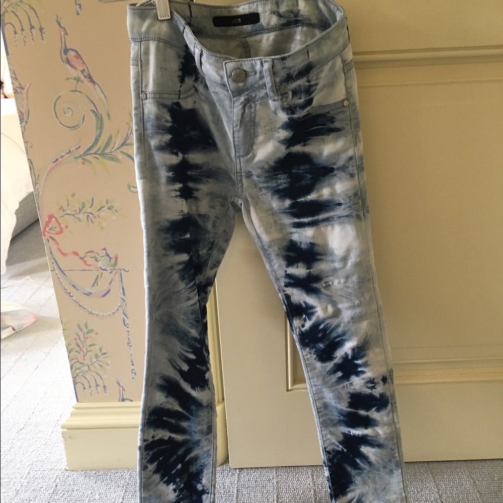Joe's jeans tie dye jeggings