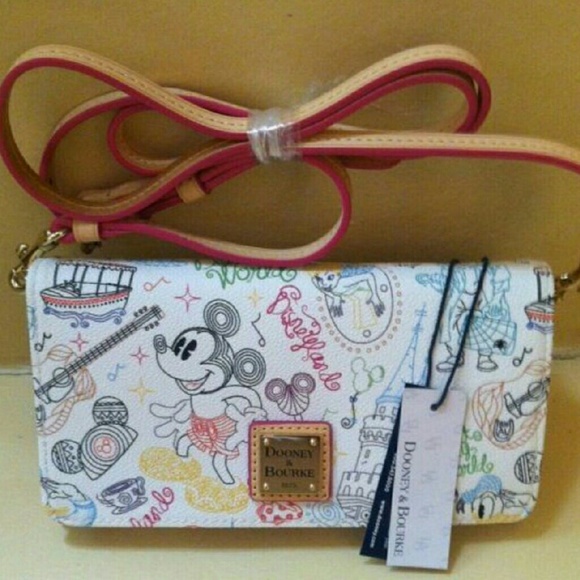 Dooney & Bourke Handbags - Mickey and Minnie "A walk in the park" Crossbody