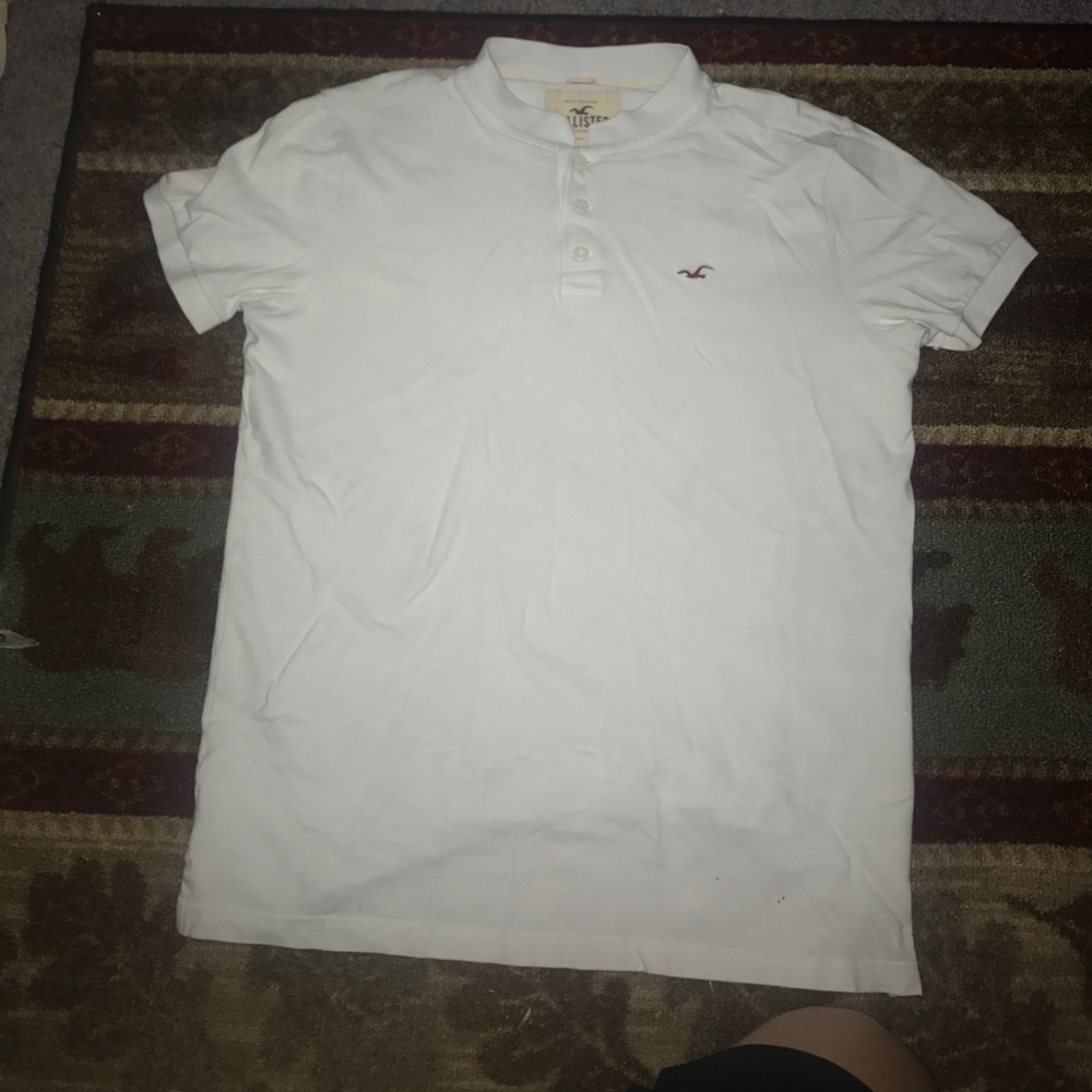 Hollister stretch poplin polo