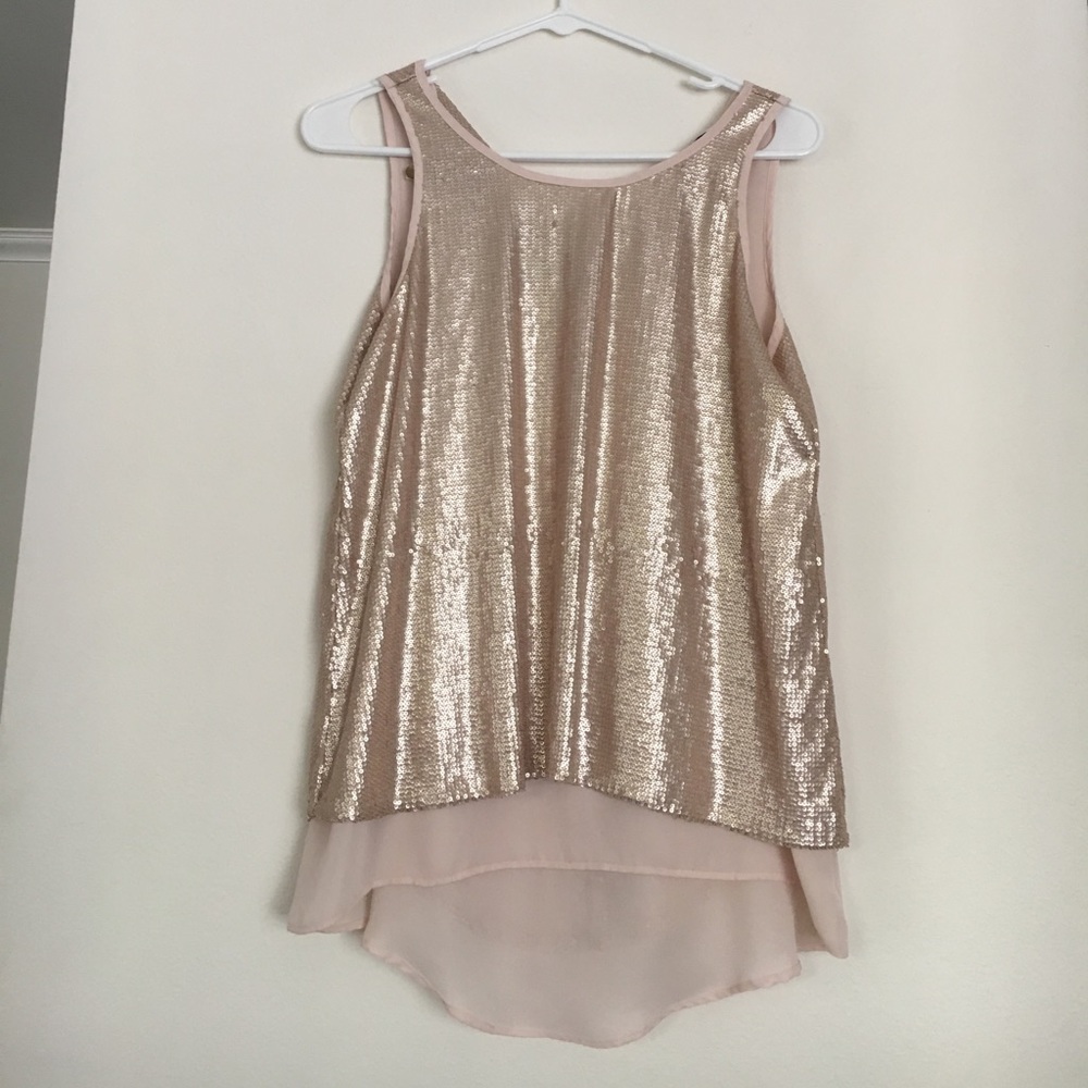 Open back tank top! Worn lightly