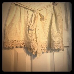 Franchesca's lace shorts